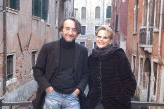 con Claudia Cardinale, Venezia 2007